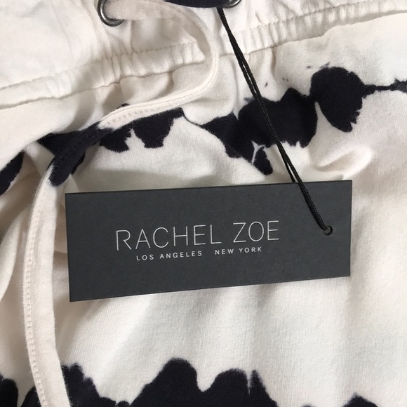 RACHEL ZOE White Black Tie Dye Skirt Size Extra Small - Picture 9 of 10